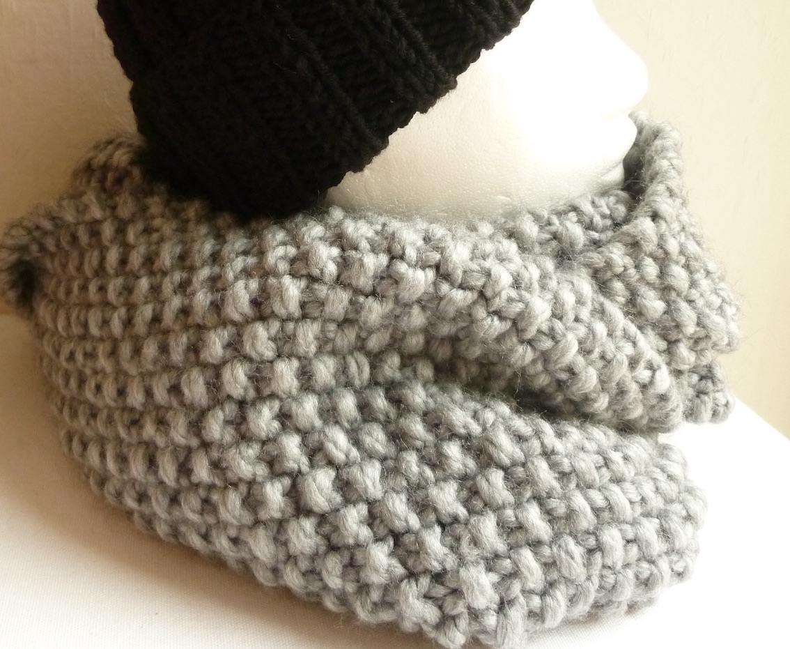 Kit crochet - SNOOD - Acrylique et Laine