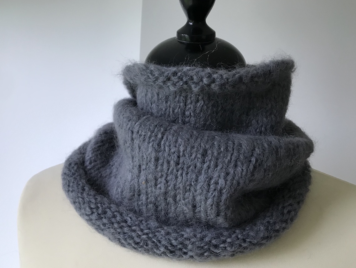snood gris lang