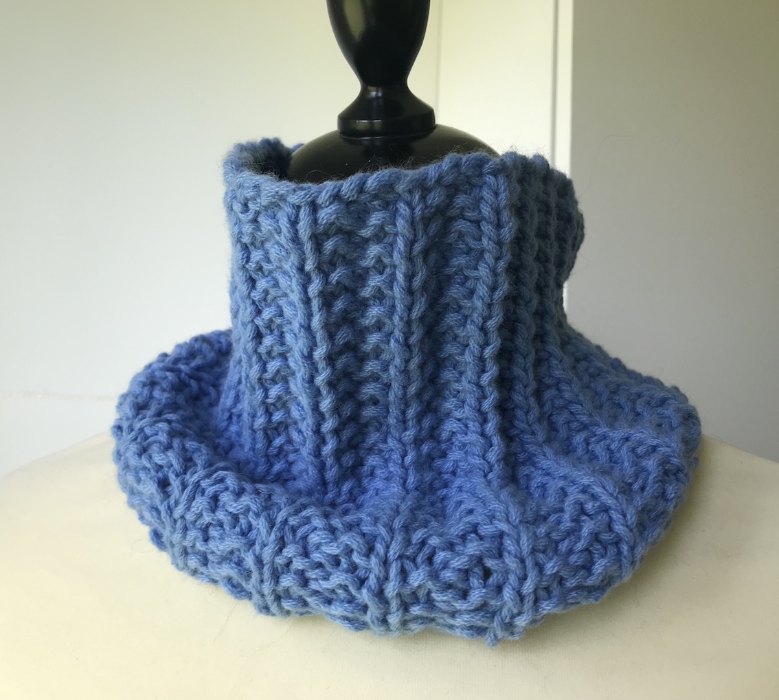 snood bleu