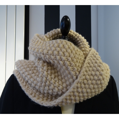 Kit snood (écharpe ronde) aiguilles n°7 ou 8