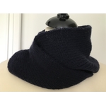 snood bleu marine