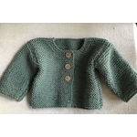 cardigan mousse vert doux