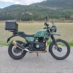 Royal enfield hilayan 410 verte vue de face