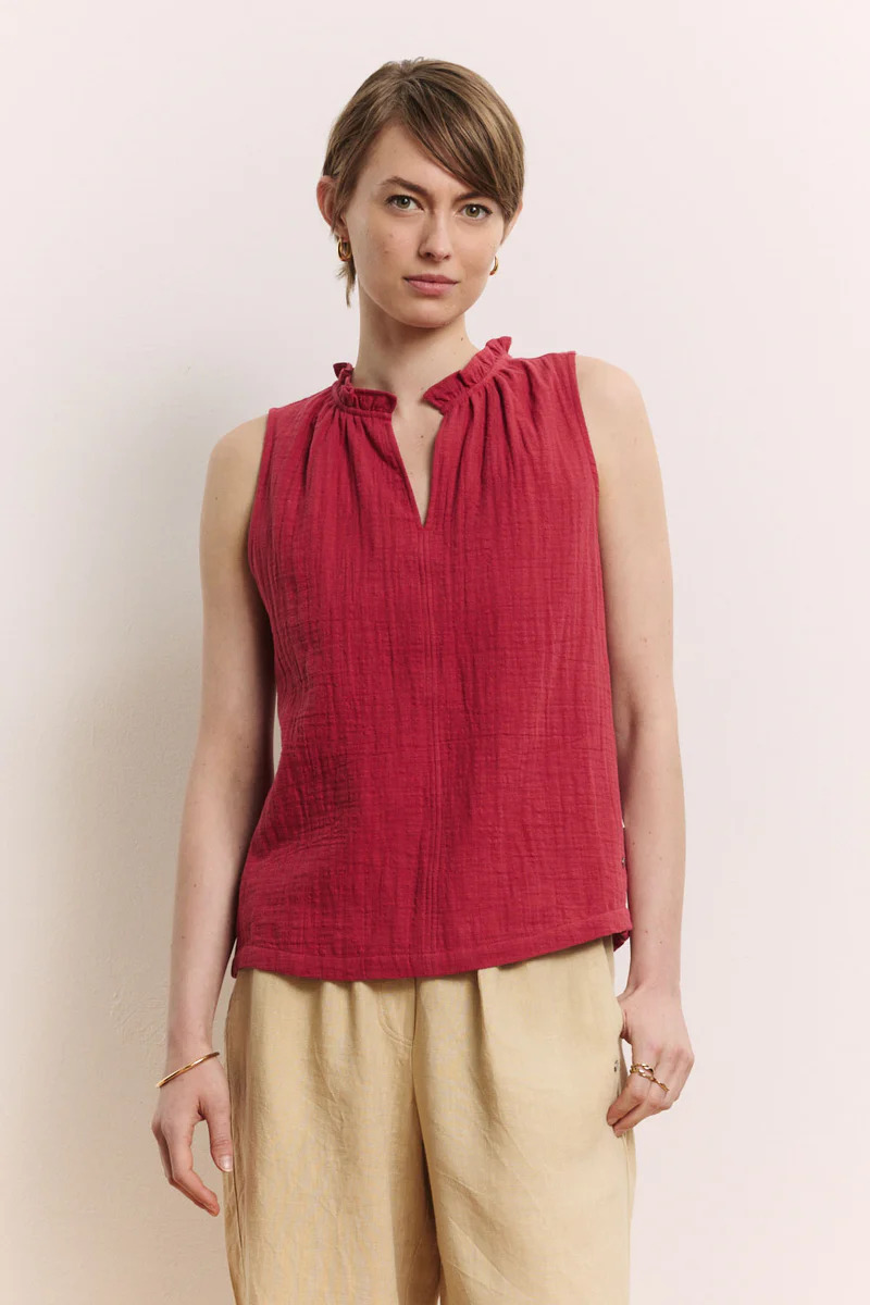 Blouse-Lauraa-garnet-red-coton-biologique-Tranquillo02