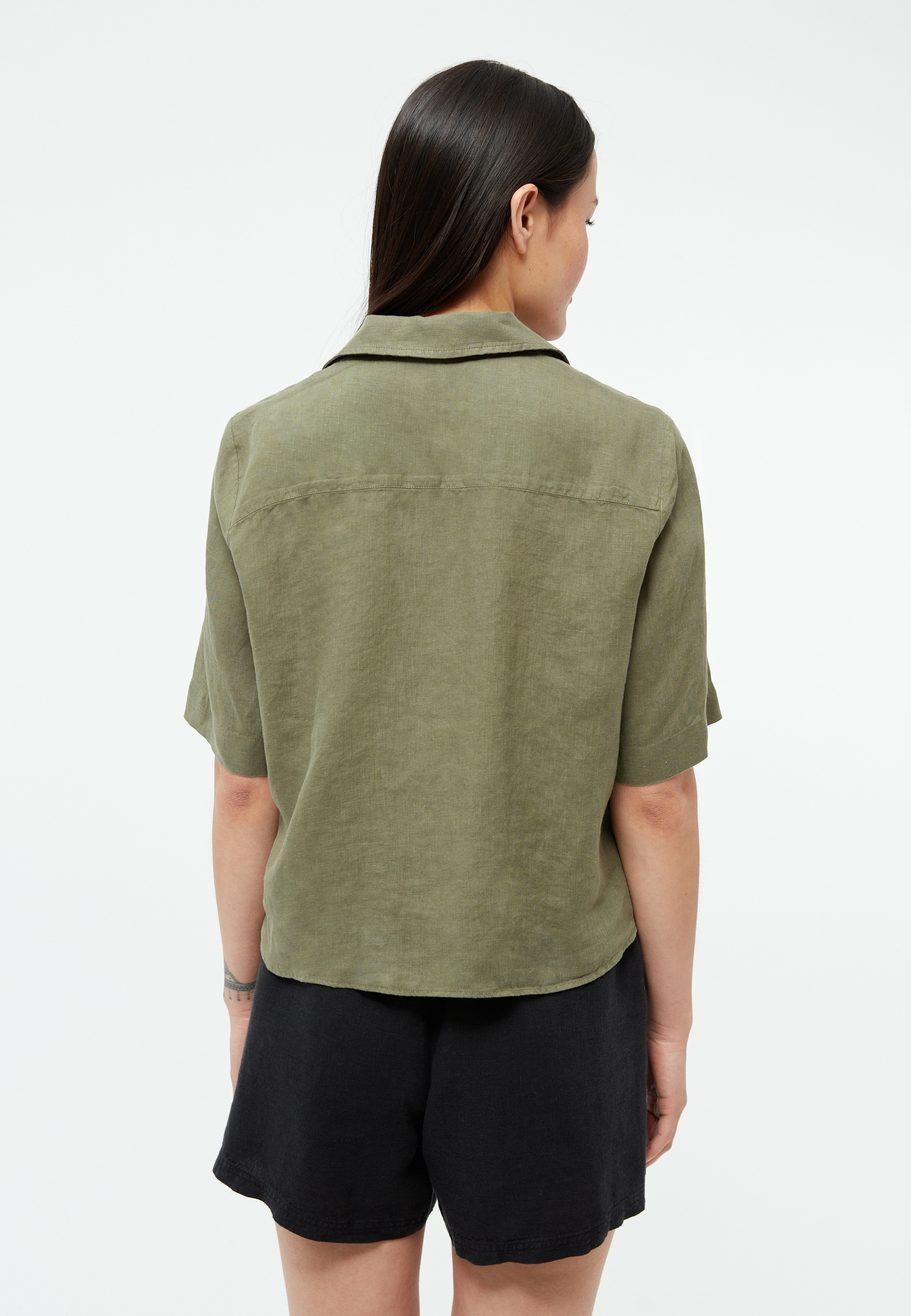 Chemisier-Carol-Faded-Olive-lin-Givn04