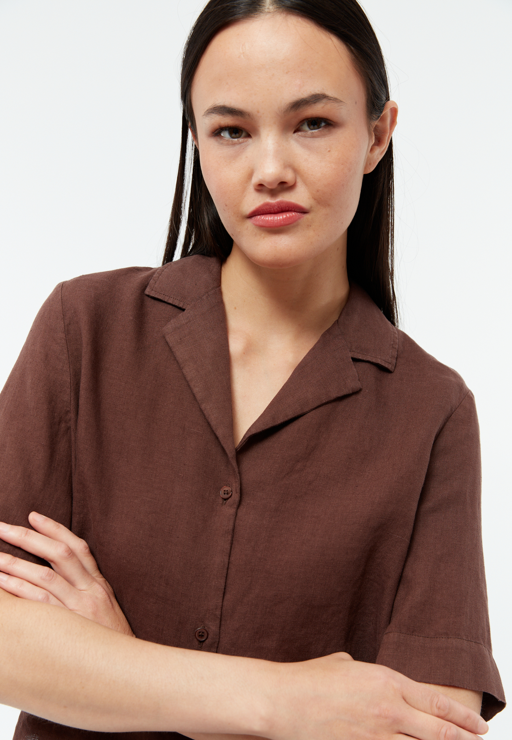 Chemisier-Carol-Chocolate-brown-lin-Givn03