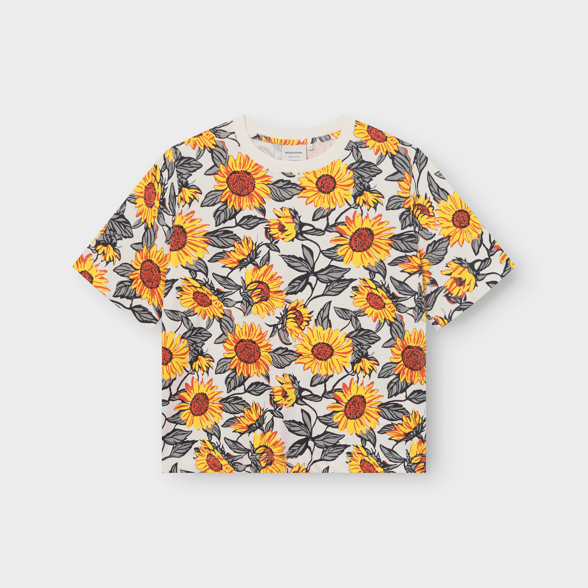 T-shirt-Vadstena-Sunflower-blanc-cassé-coton-biologique-Dedicated05