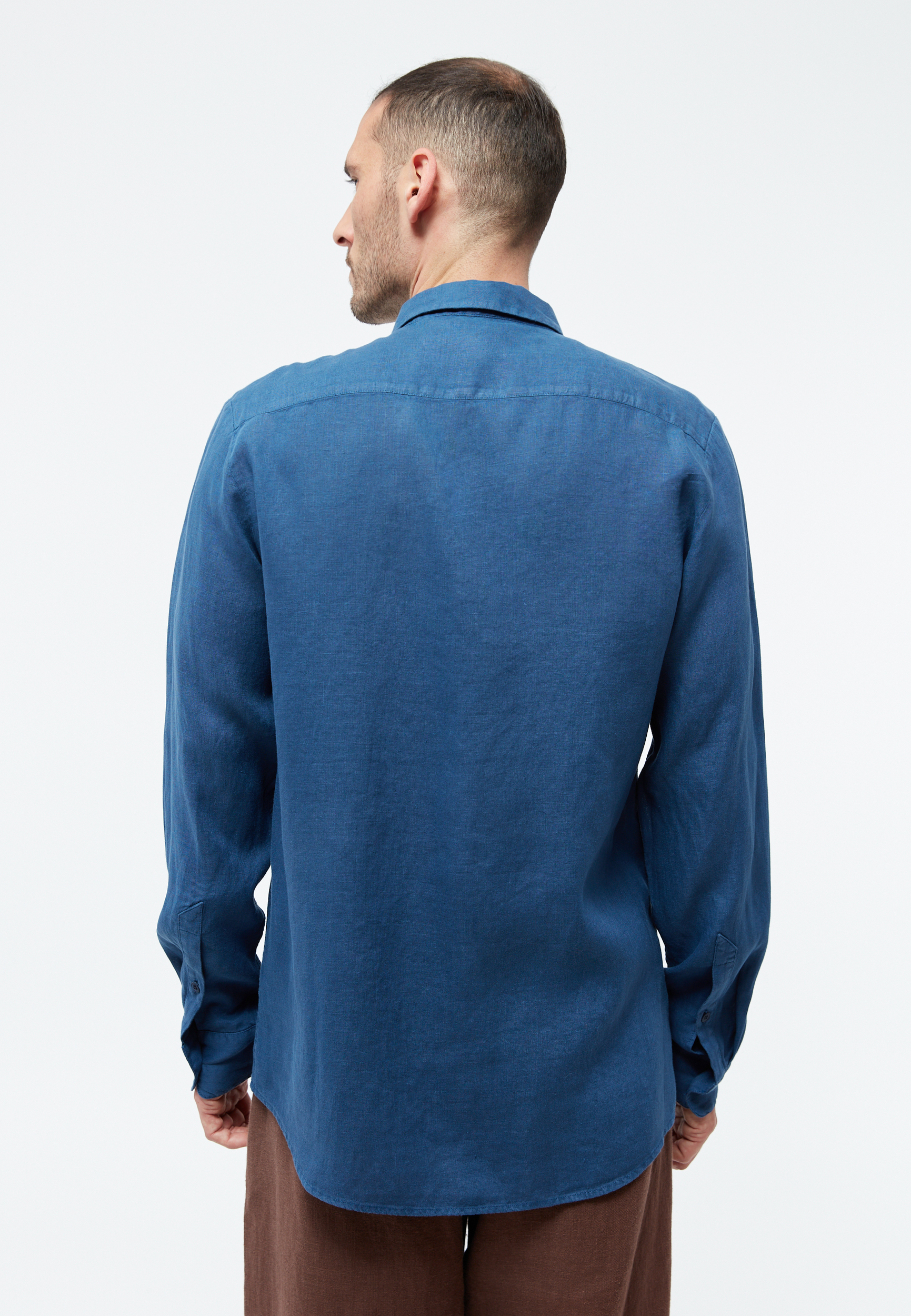 Chemise-Kent-Blazing-blue-lin-Givn04
