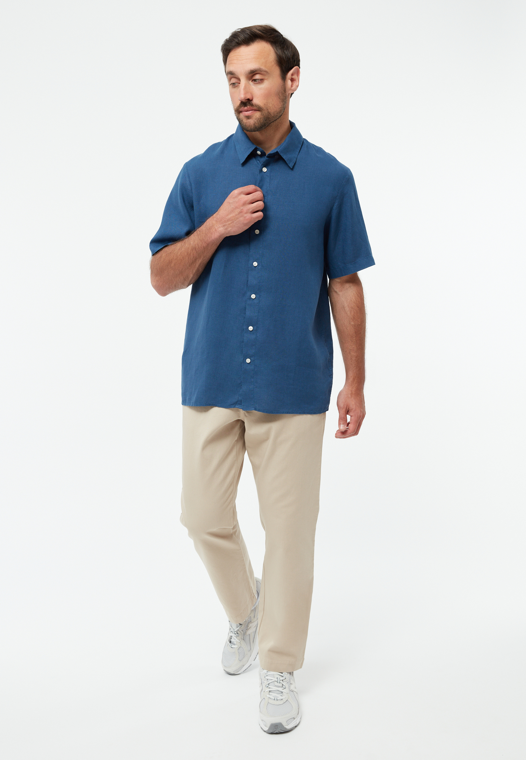 Chemise-Koda-Blazing-blue-lin-Givn05