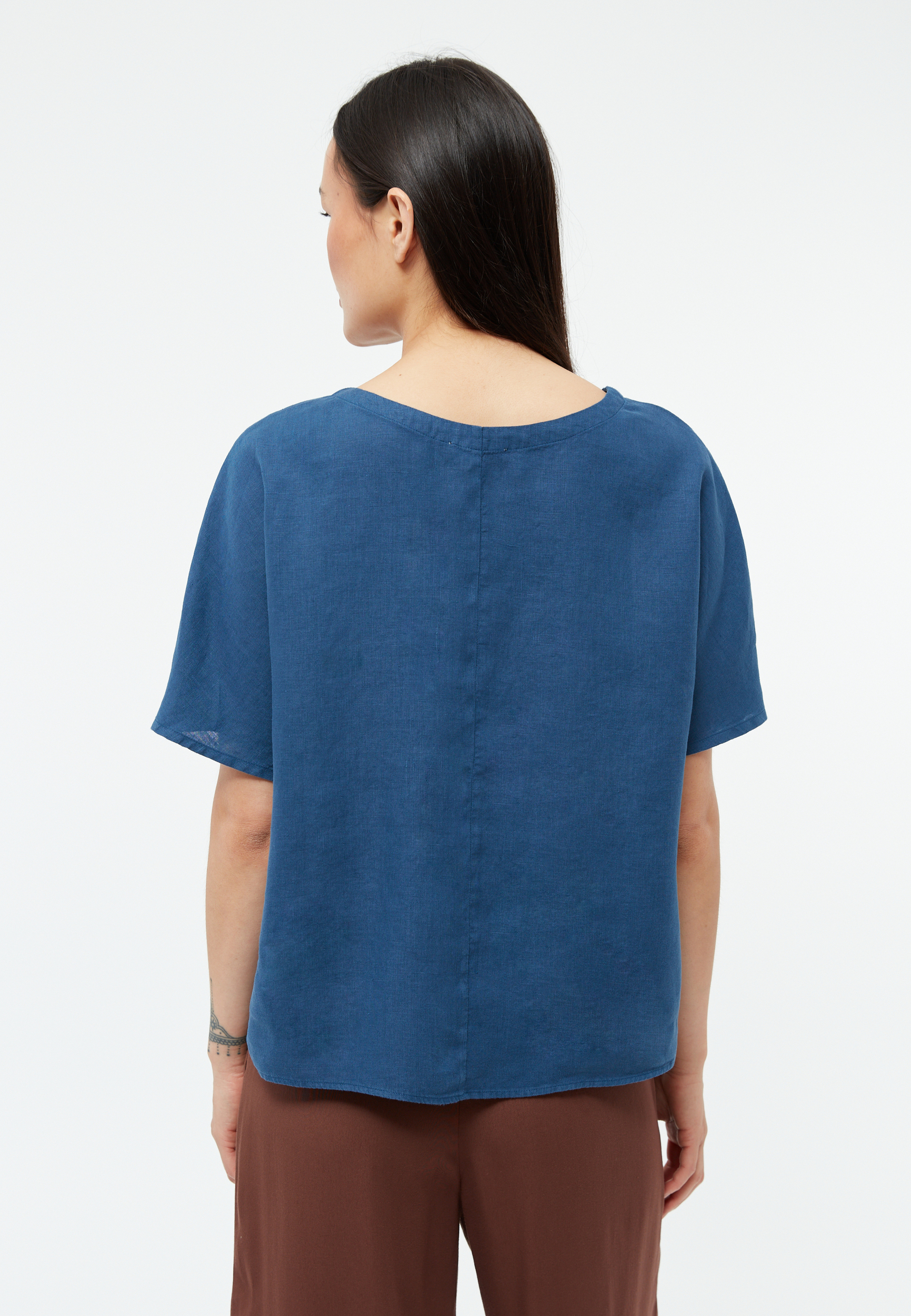 Blouse-Pina-Blazing-blue-lin-Givn05
