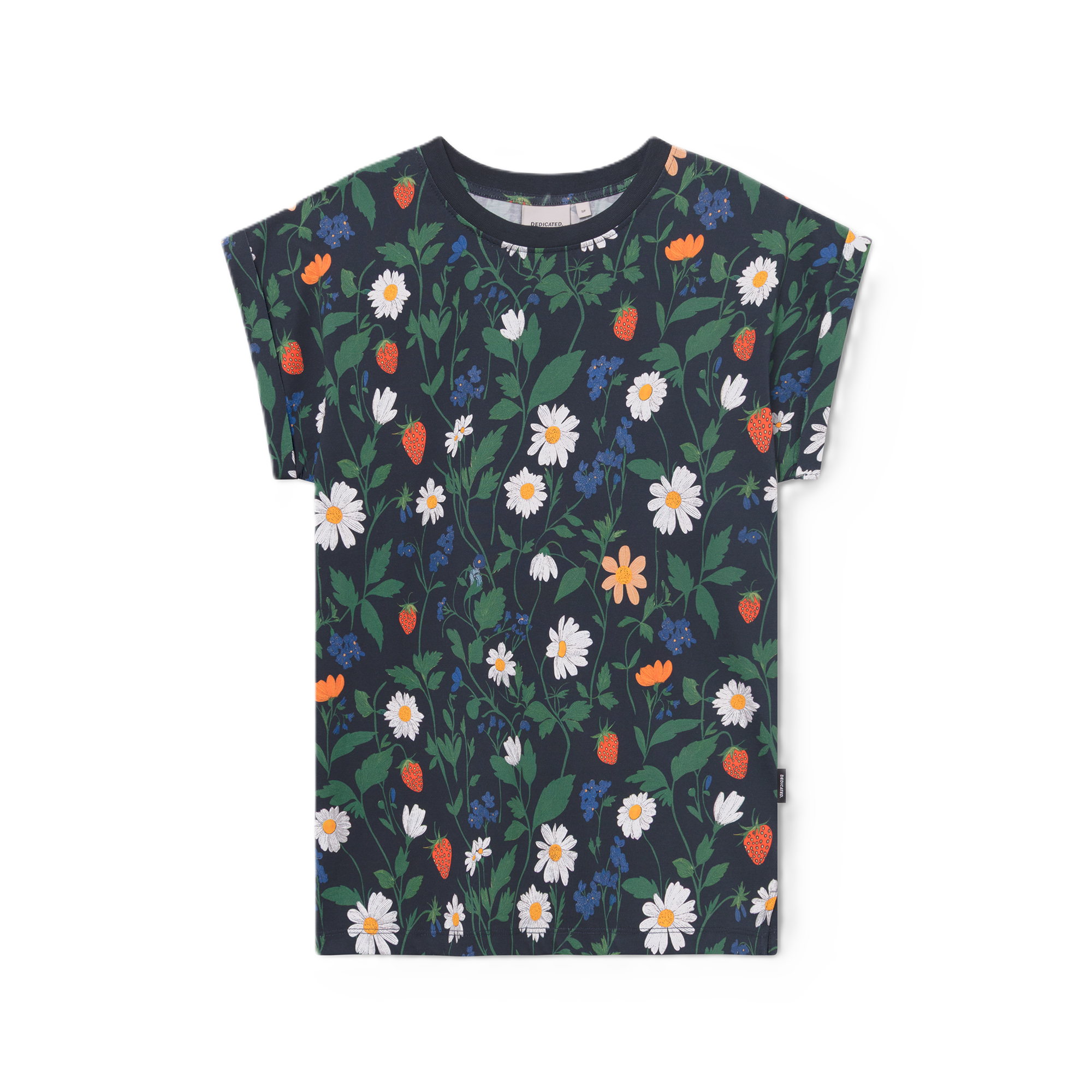 T-shirt-Strawberry-Field-black-coton-biologique-Dedicated05