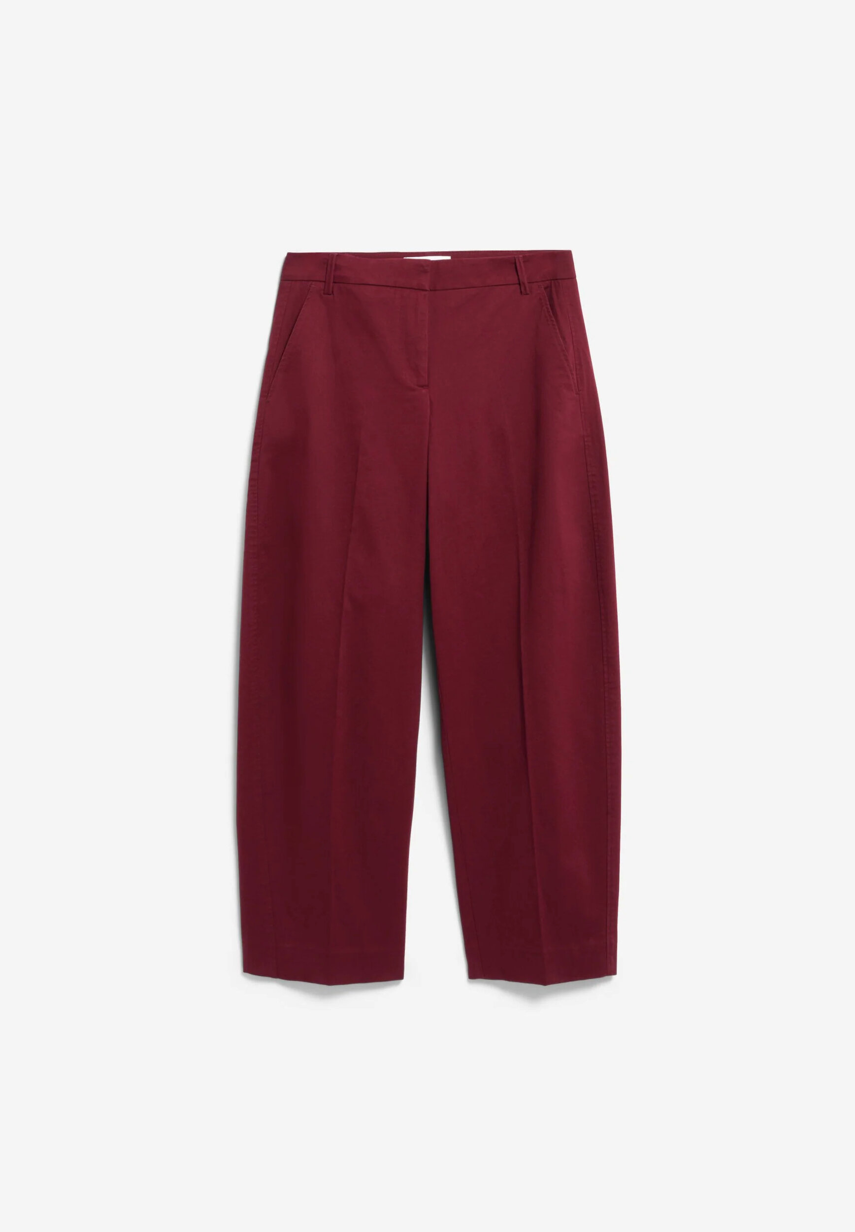 Pantalon-Barrel-leg-twill-velvet-red-coton-biologique-Armed-Angels06