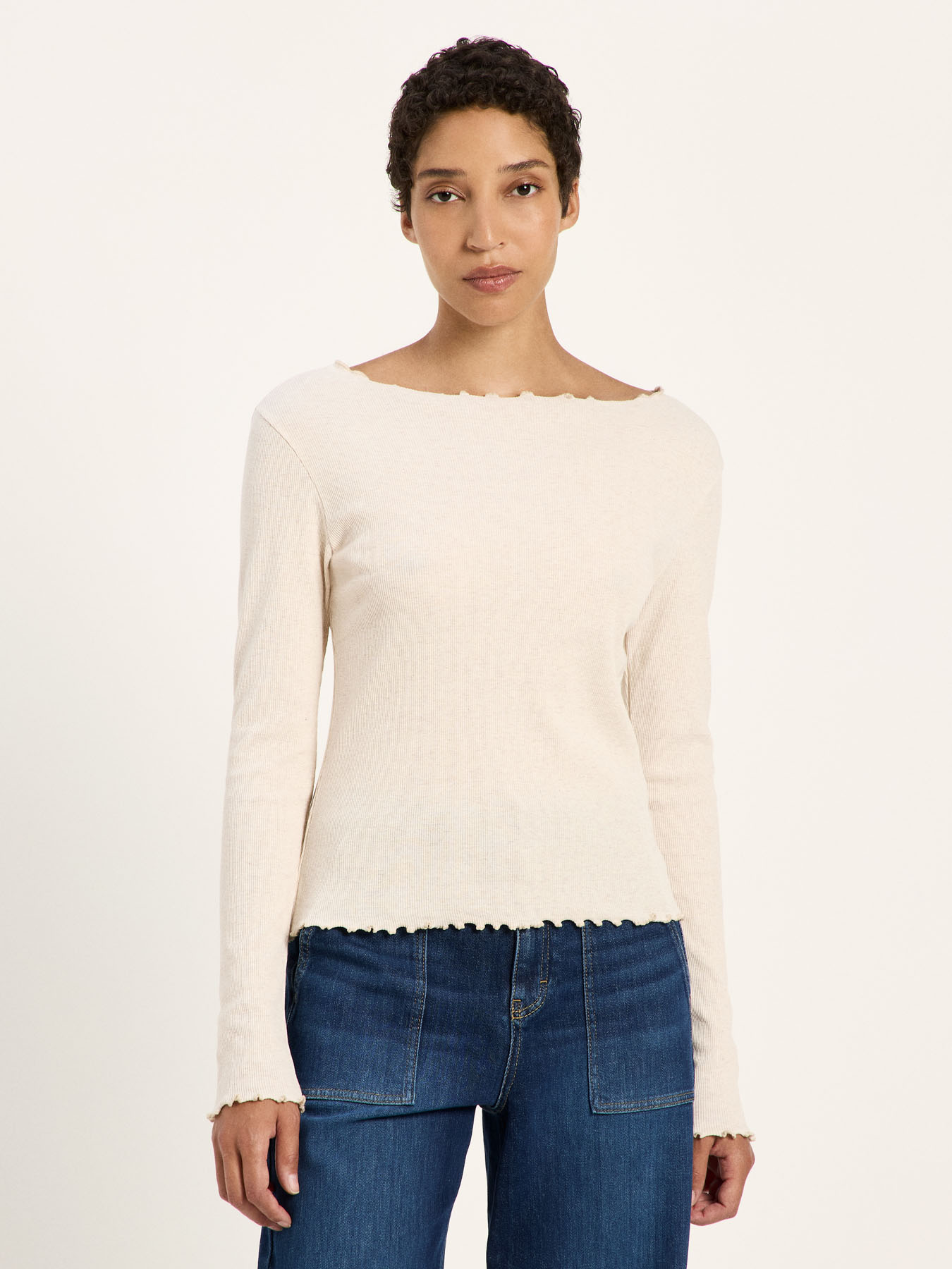 T-shirt-Bintou-U-Bootshirt-cream-melange-coton-biologique-Lanius01
