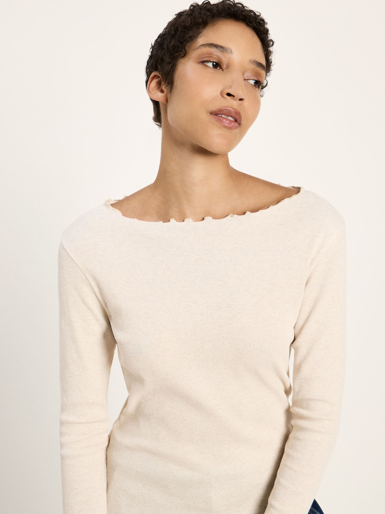 T-shirt-Bintou-U-Bootshirt-cream-melange-coton-biologique-Lanius02