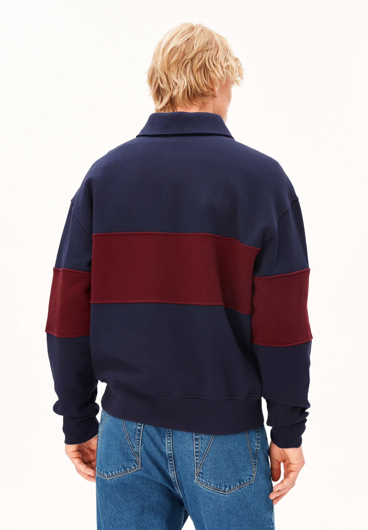 Sweat-Brady-Waarlo-tinted-navy-velvet-red-coton-biologique-Armed-Angels04