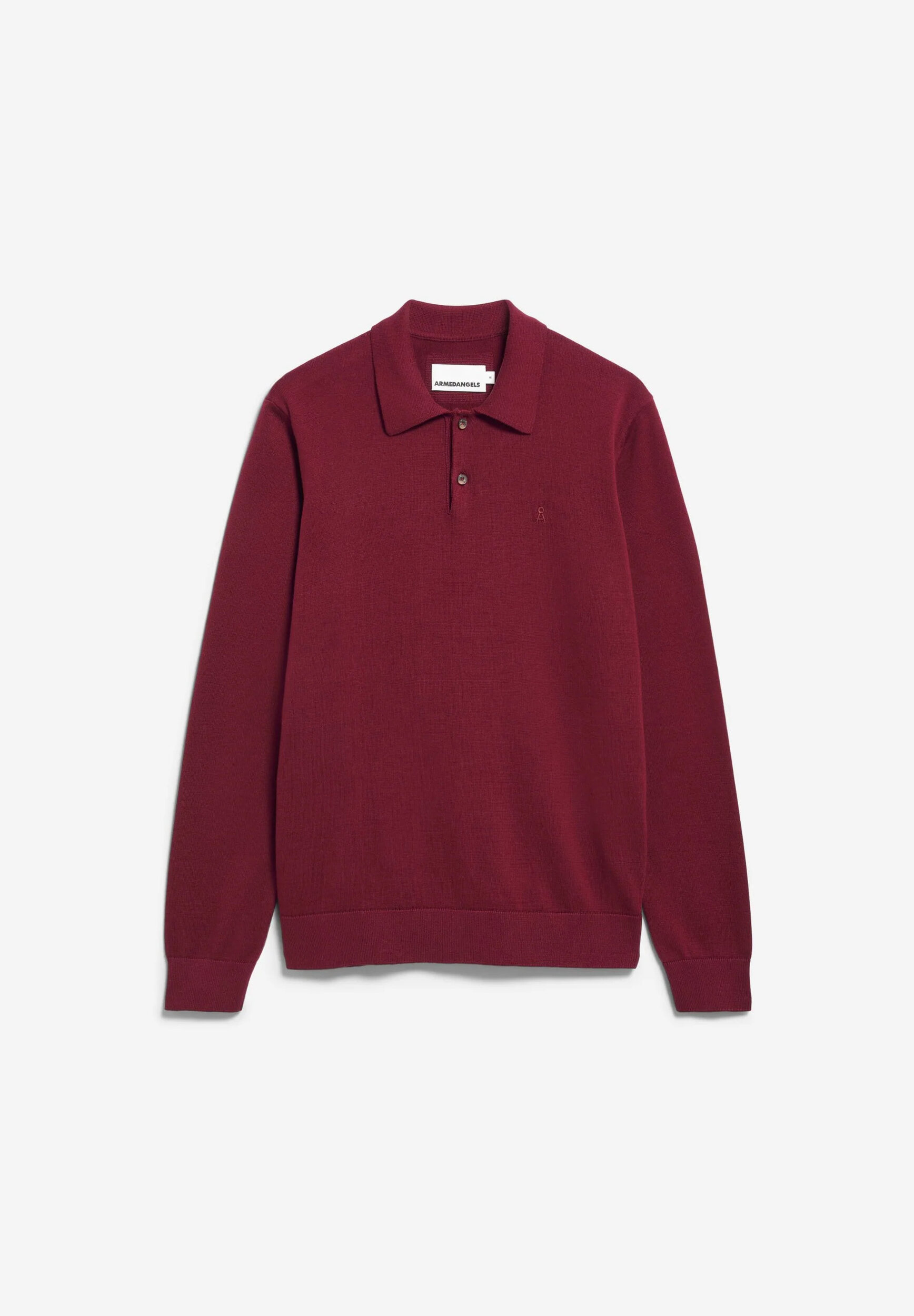 Pull-polo-Boris-velvet-red-coton-biologique-Armed-Angels07