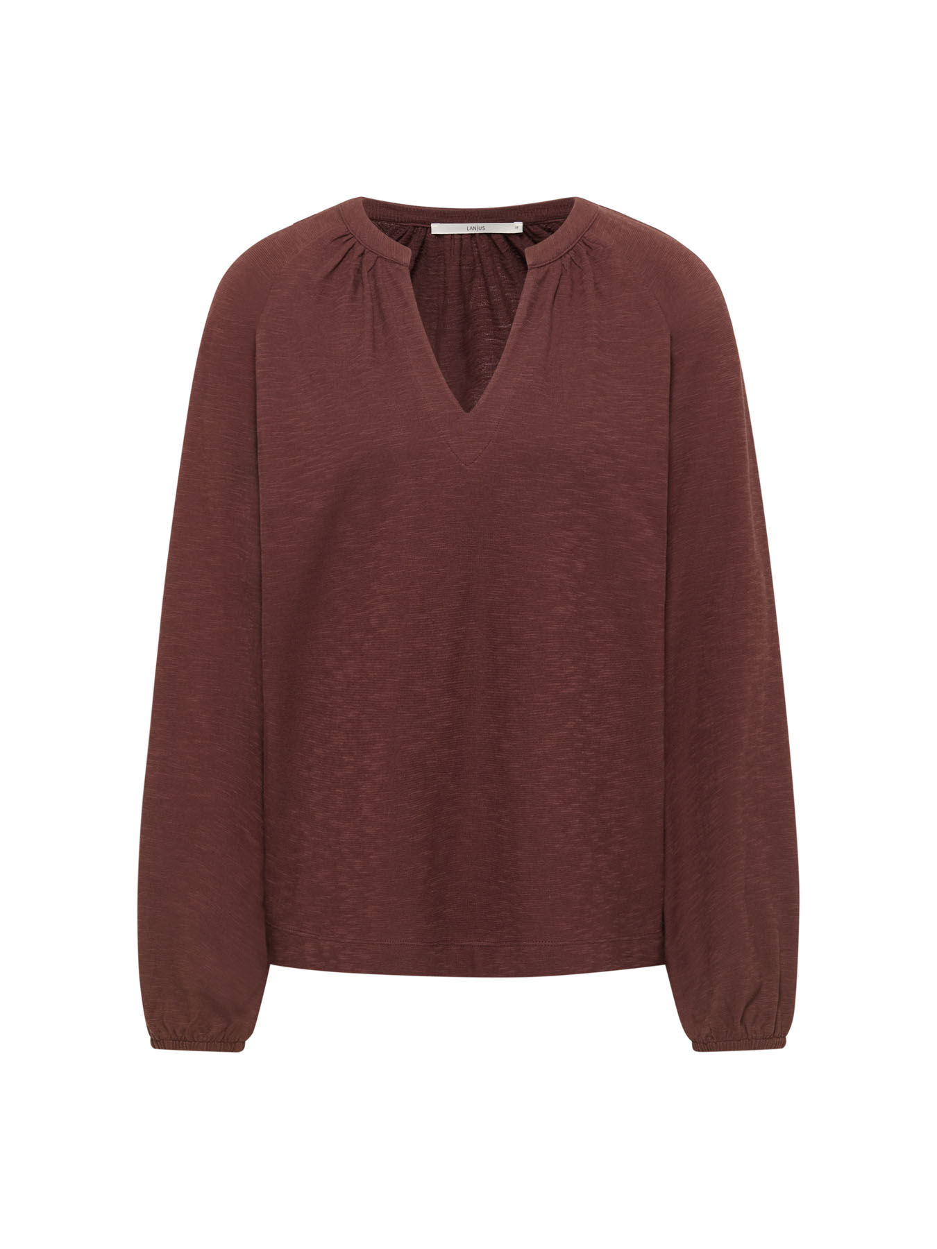 Blouse-Brunei-bitter chocolate-coton-biologique-Lanius05