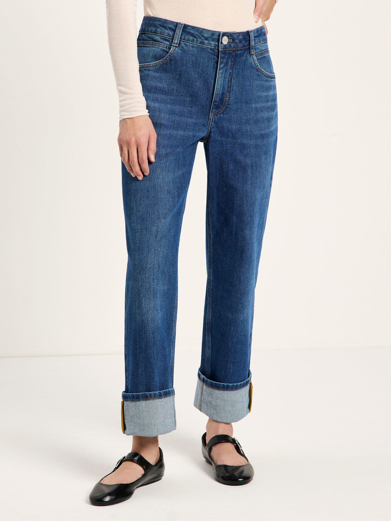 Jeans-Sage-royal blue denim-coton-biologique-Lanius01