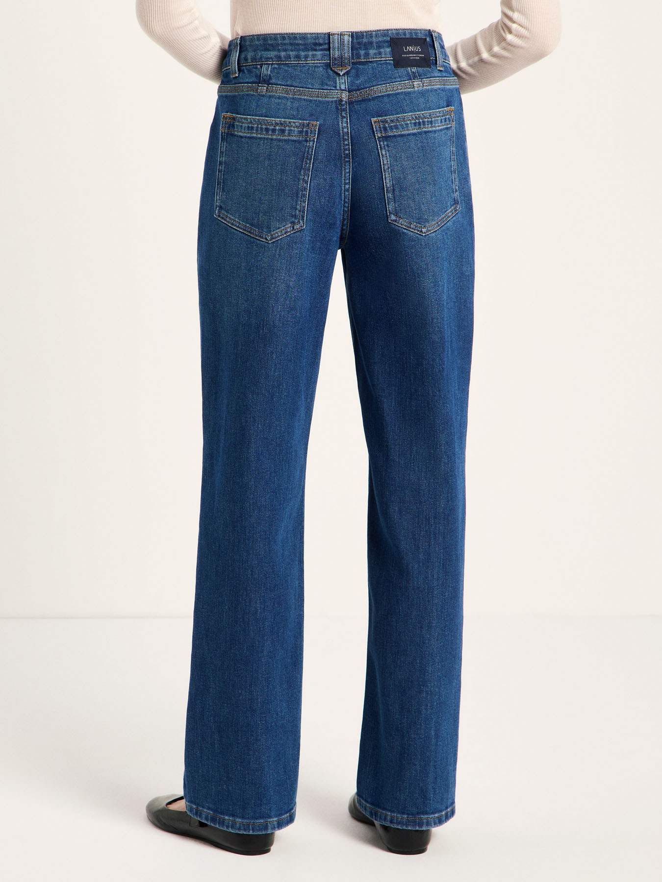 Jeans-Sage-royal blue denim-coton-biologique-Lanius06
