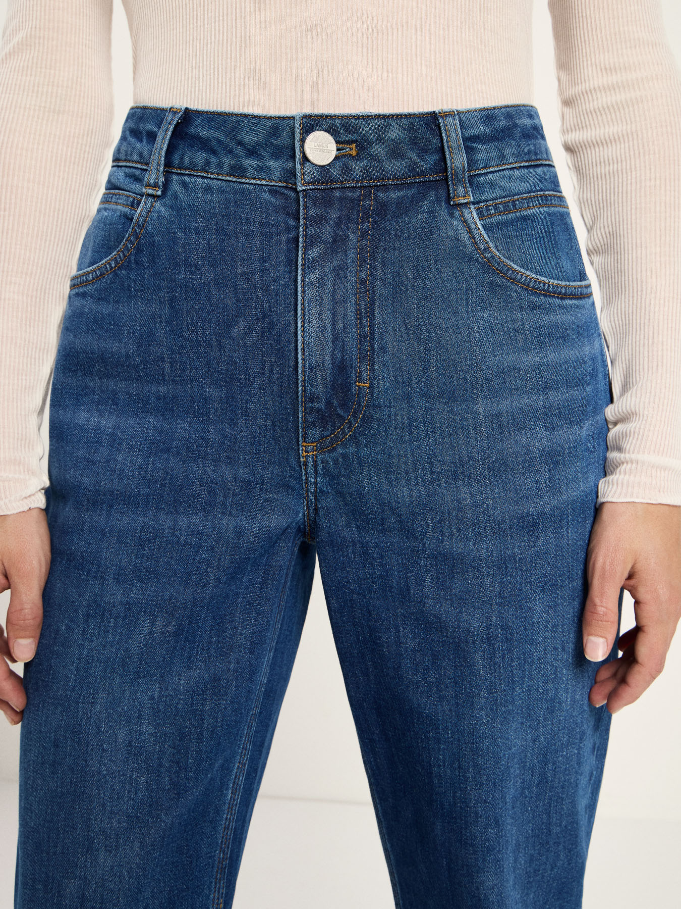 Jeans-Sage-royal blue denim-coton-biologique-Lanius03