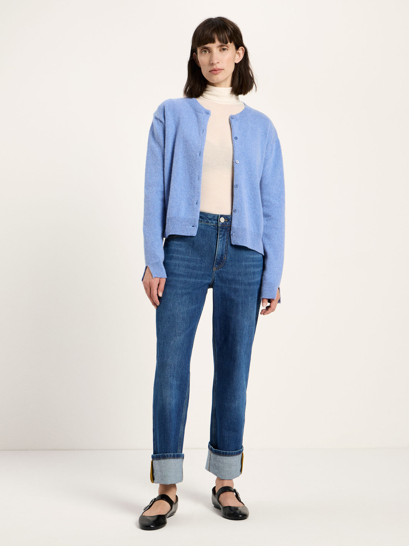 Cardigan-Bach-light-blue-melange-Boxy Strickjacke-laine-biologique-coton-biologique-Lanius04