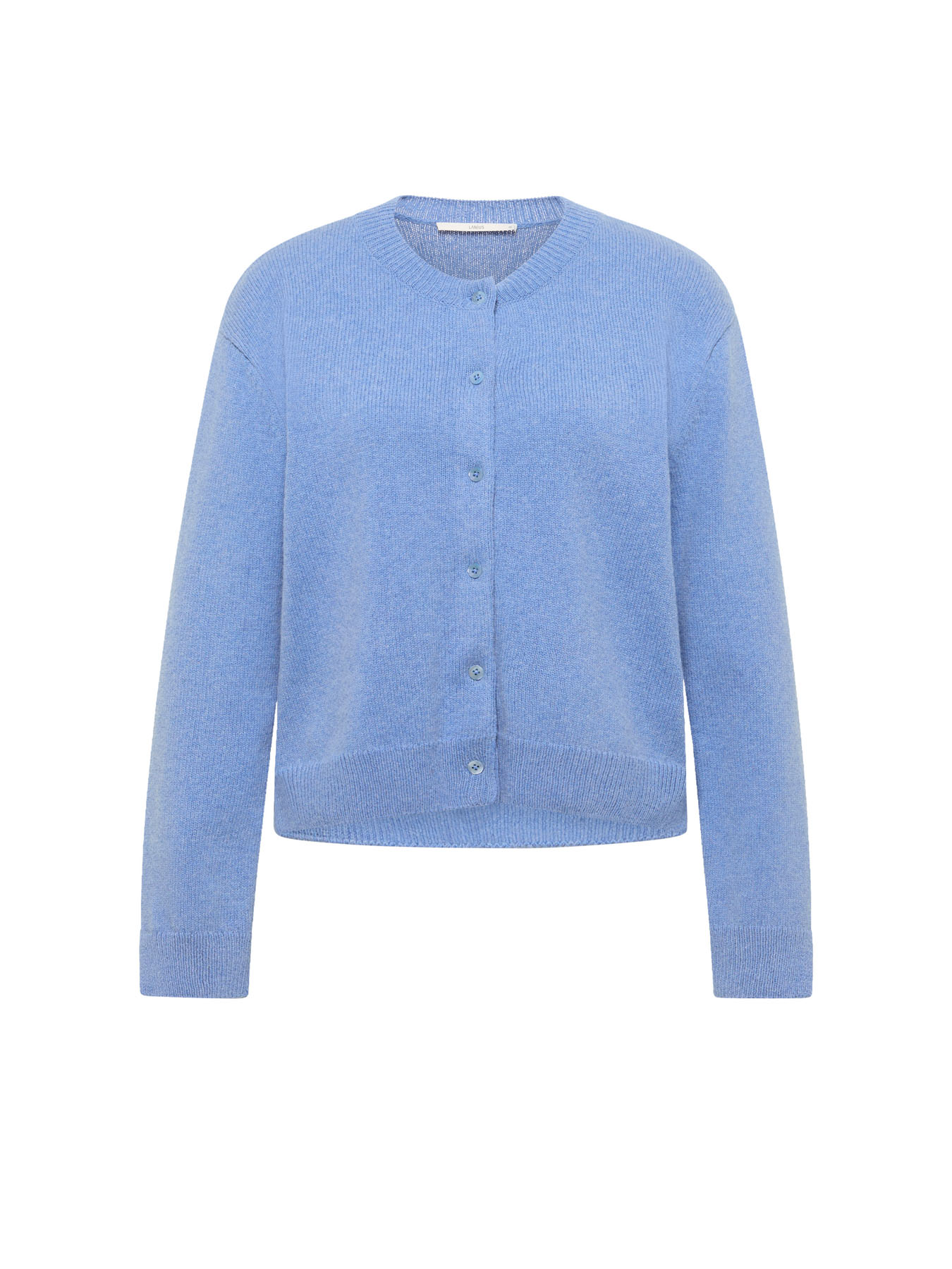 Cardigan-Bach-light-blue-melange-Boxy Strickjacke-laine-biologique-coton-biologique-Lanius05