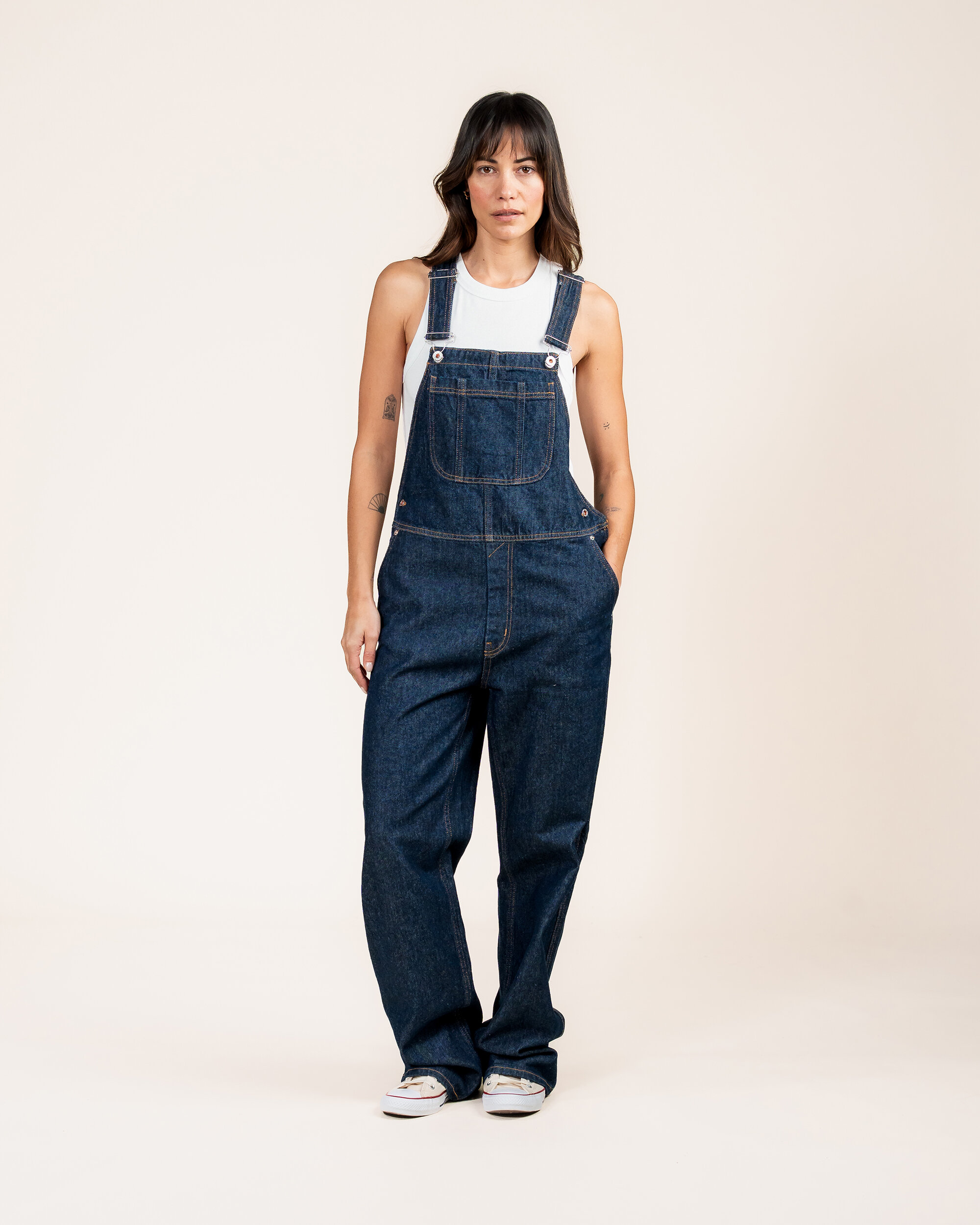 Salopette-Jonna-deep-blue-coton-recyclé-Kuyichi01