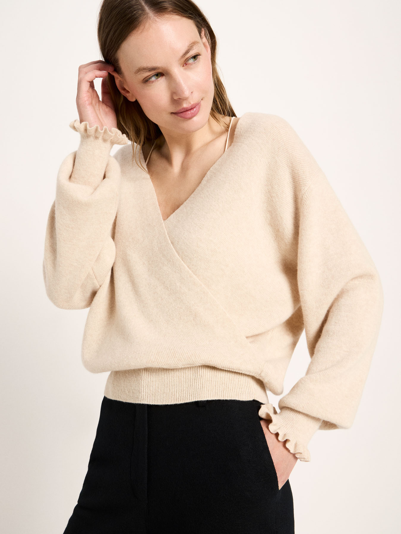 Pull-Brenda-Pullover-in-Wickeloptik-sahara-melange-laine-vierge-biologique-cachemire-Lanius01