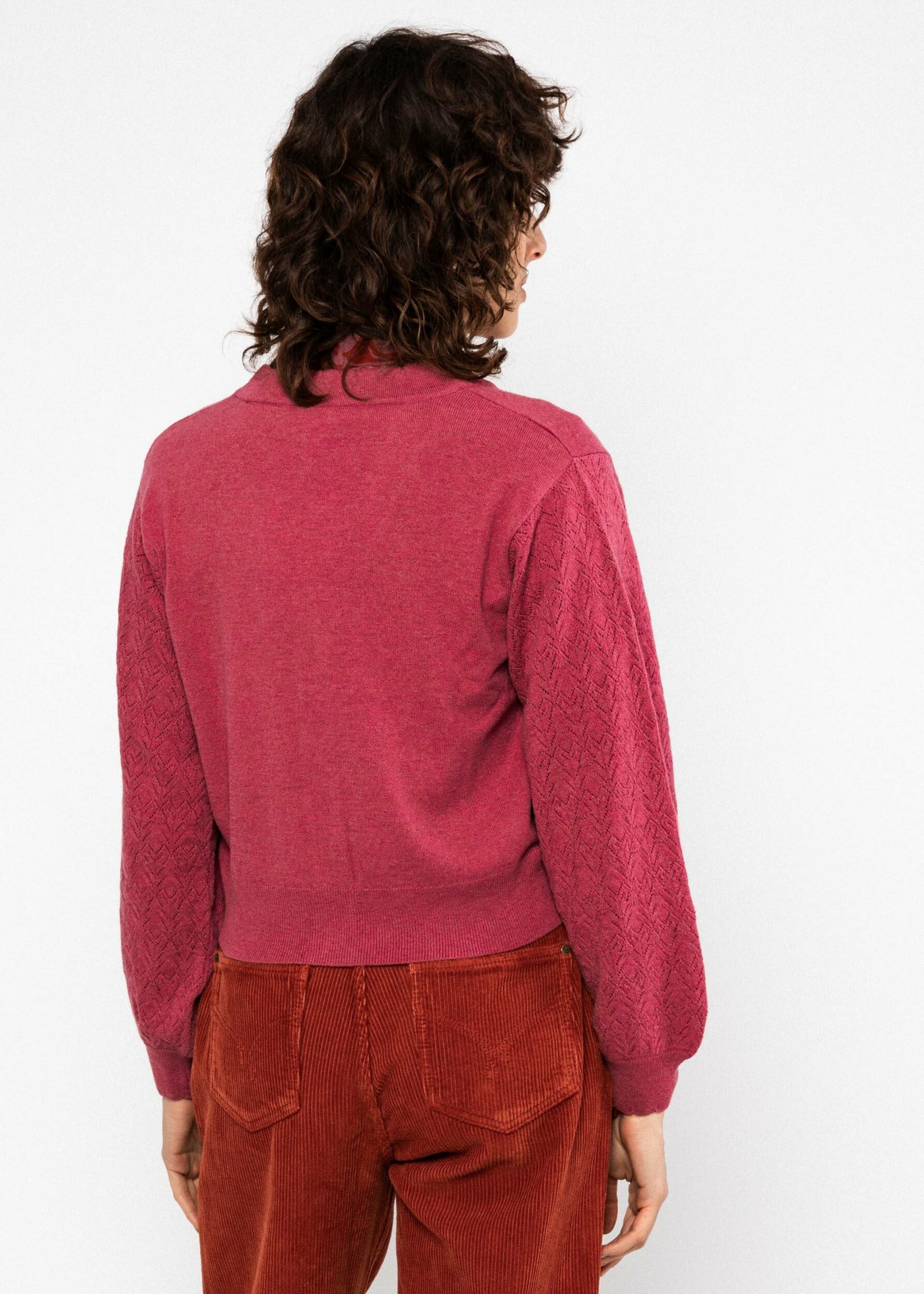 Cardigan-Friend-Of-Mine-dusty-bloom-melange-pink-laine-Acetate-Naia-Renew-Blutsgeschwister03