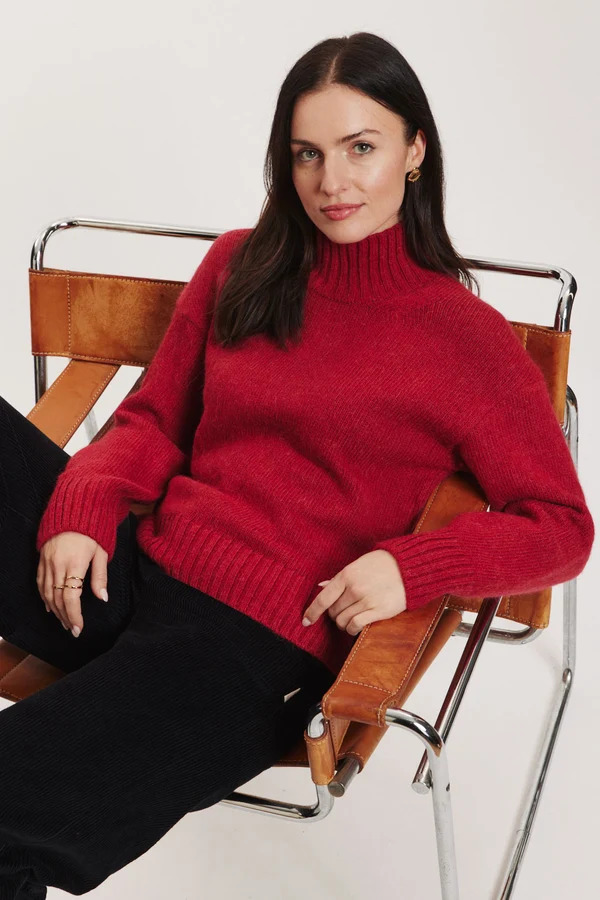 Pull-Adelee-garnet-red-coton-biologique-laine-Tranquillo04