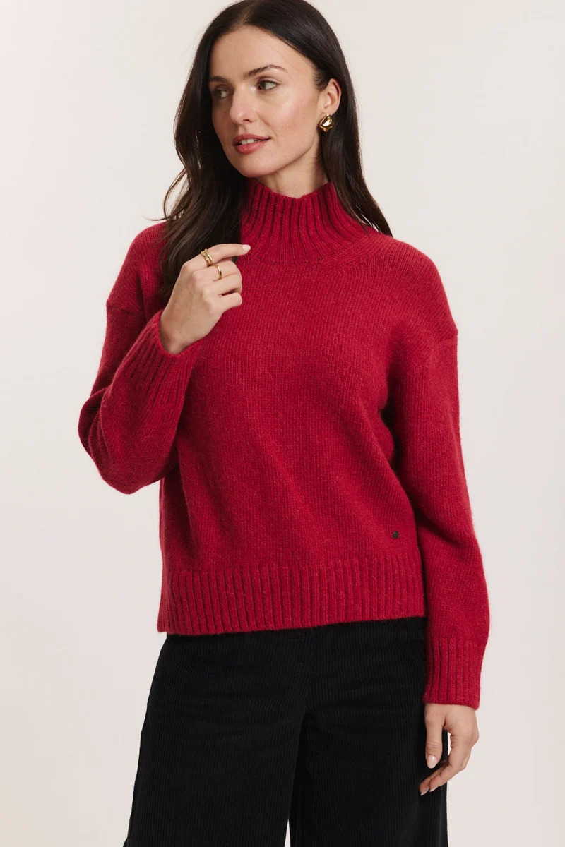 Pull-Adelee-garnet-red-coton-biologique-laine-Tranquillo01