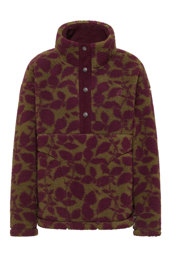 Veste-Jorgaa-fleece-burgundy-botanical-polyester-recycle-Tranquillo05