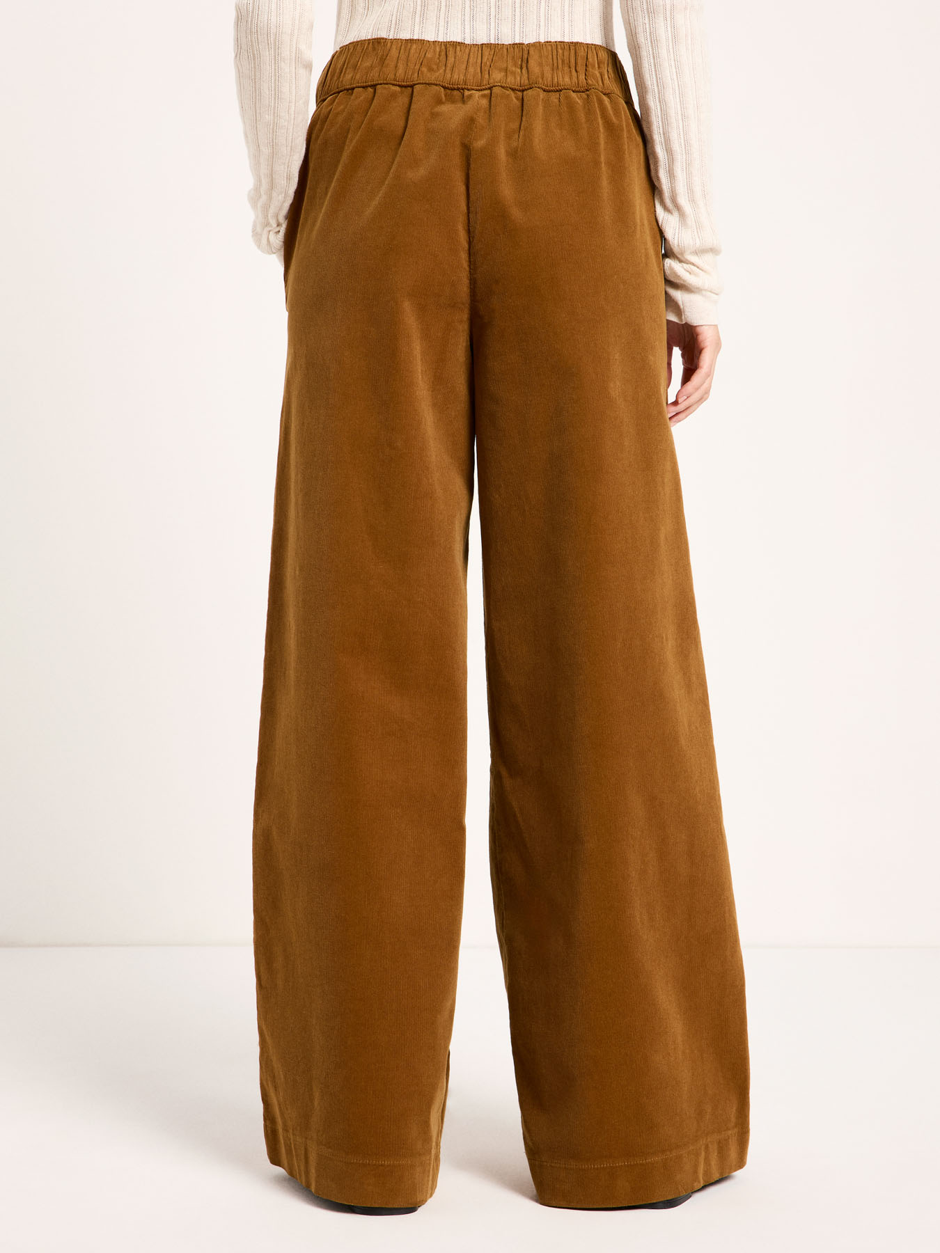 Pantalon-Benoite-Hose-Mit-Weitem-Bein-Bronze-Brown-coton-biologique-Lanius04