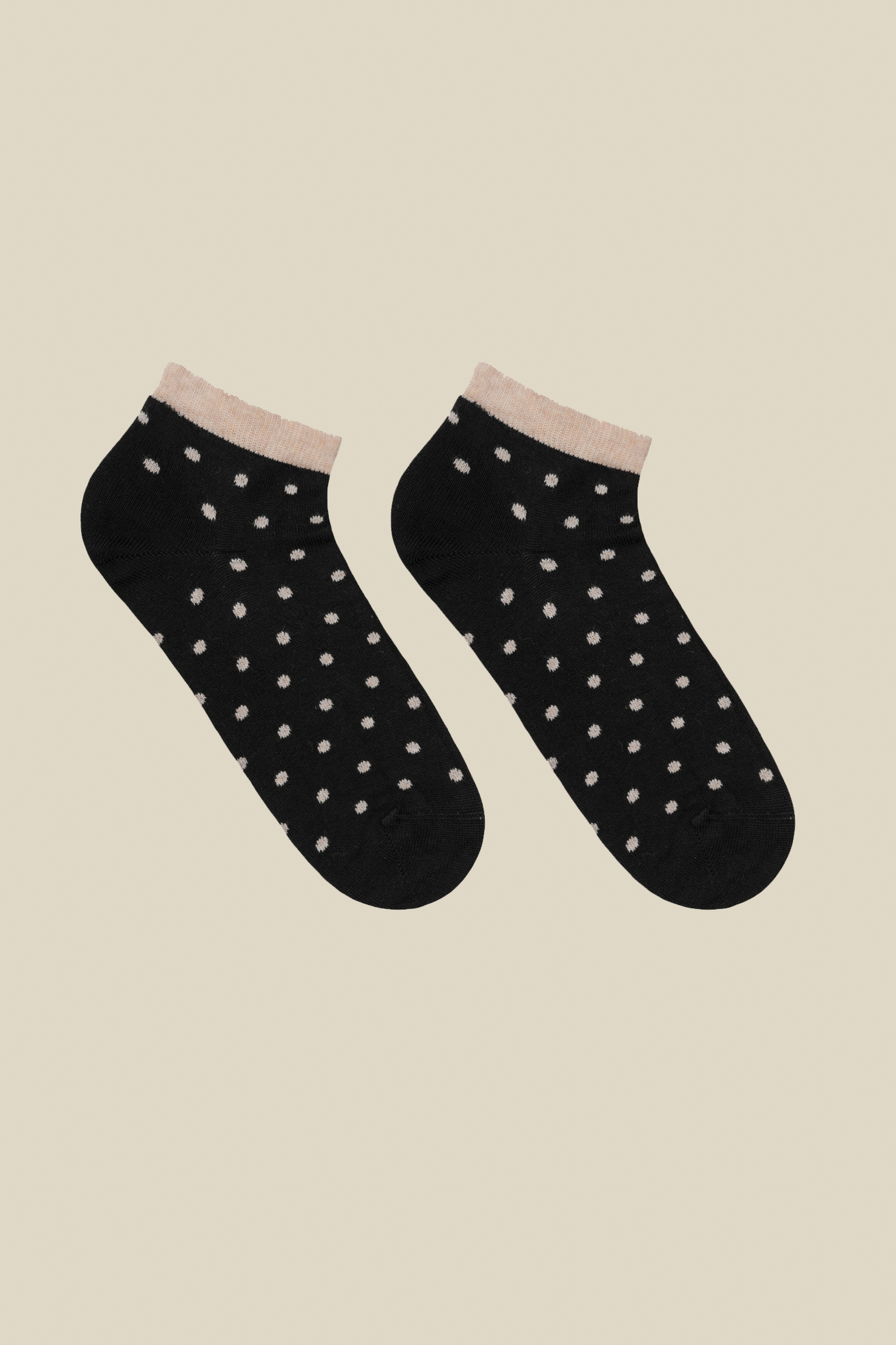 LANIUS_SS21_12873-00_Sneaker-Socke_black-rosemelange_02