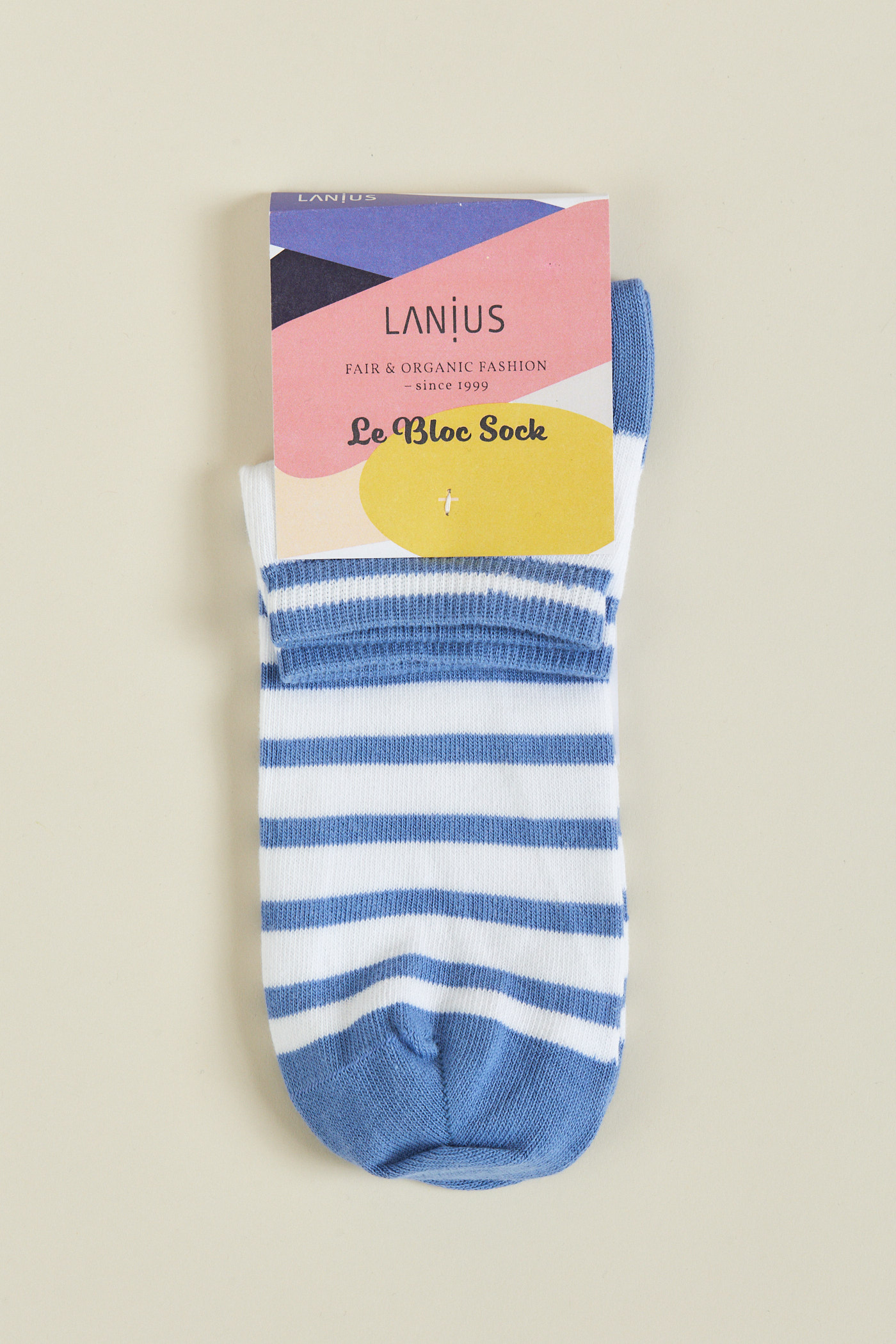 LANIUS_SS21_12874-00_Sneaker-Socke_horizon-rosemelange_01