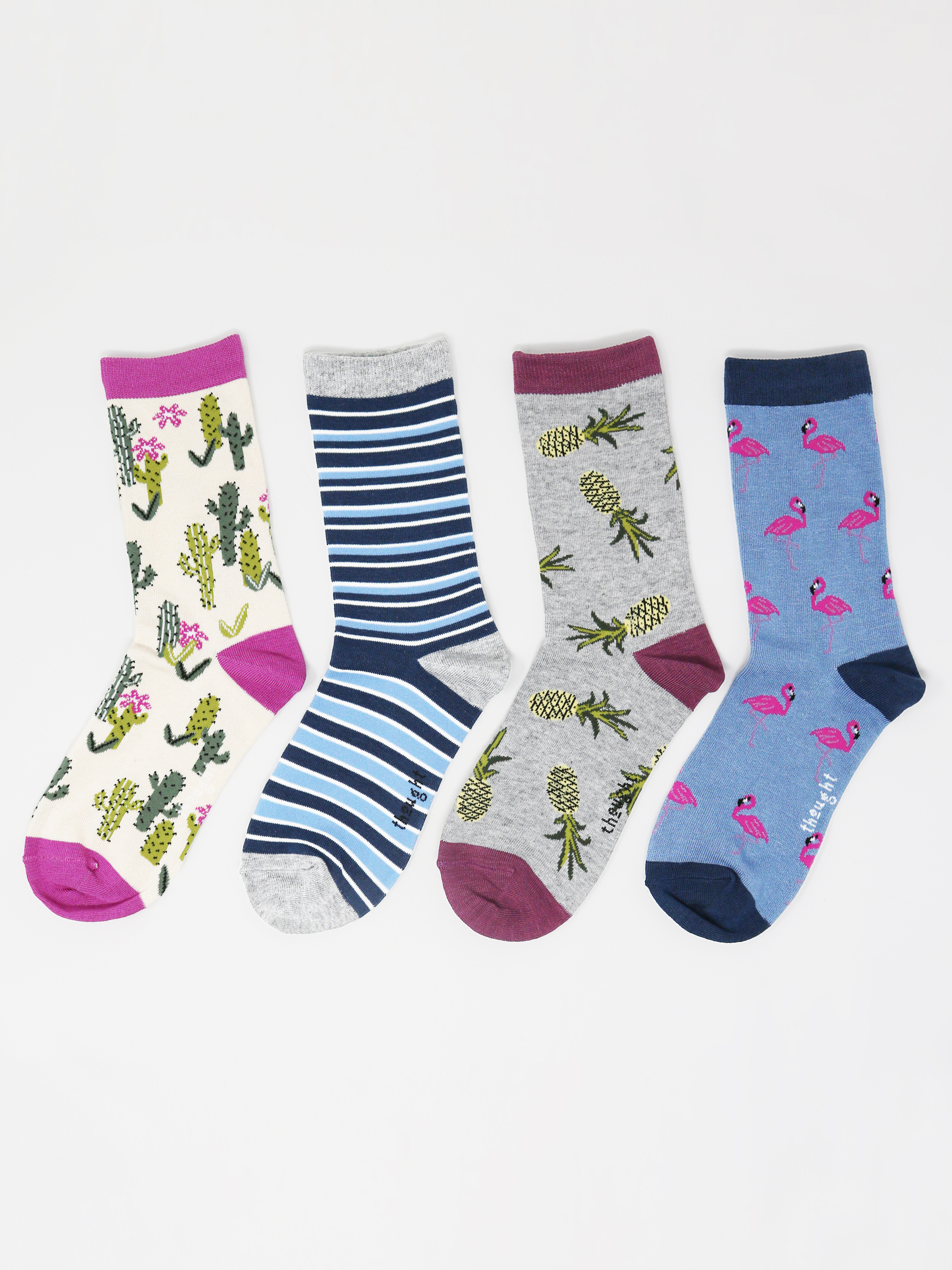 SBW5569-MULTI--Nettie-Summer-Bamboo-Organic-Cotton-Blend-4-Pack-Socks-Gift-Box-in-Multi-2