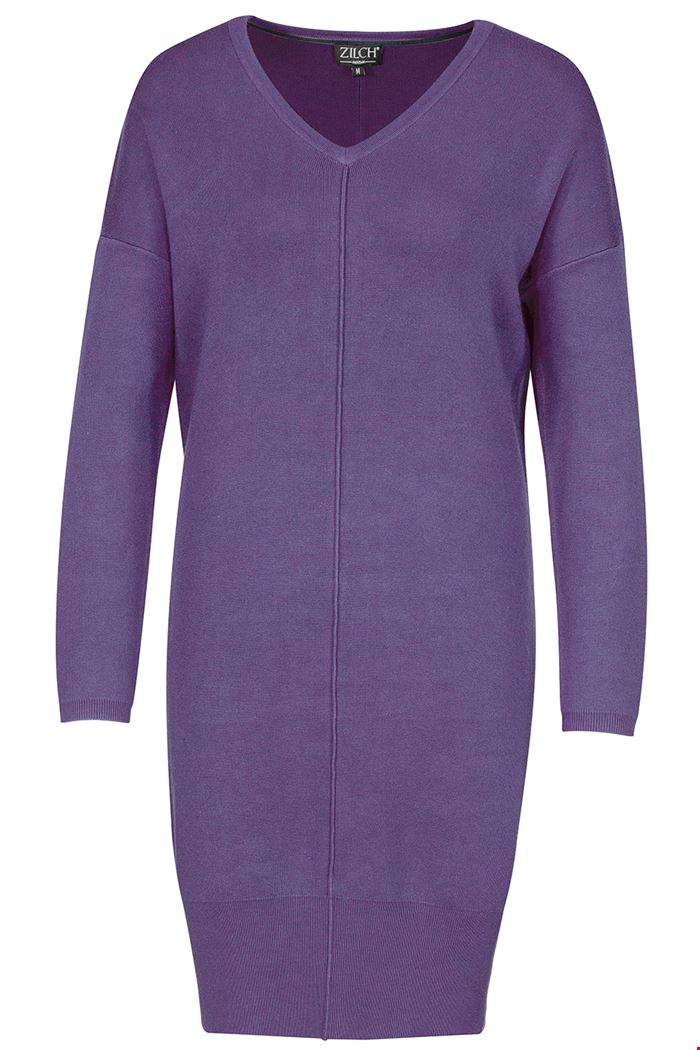 dress-v-neck-purple-5633