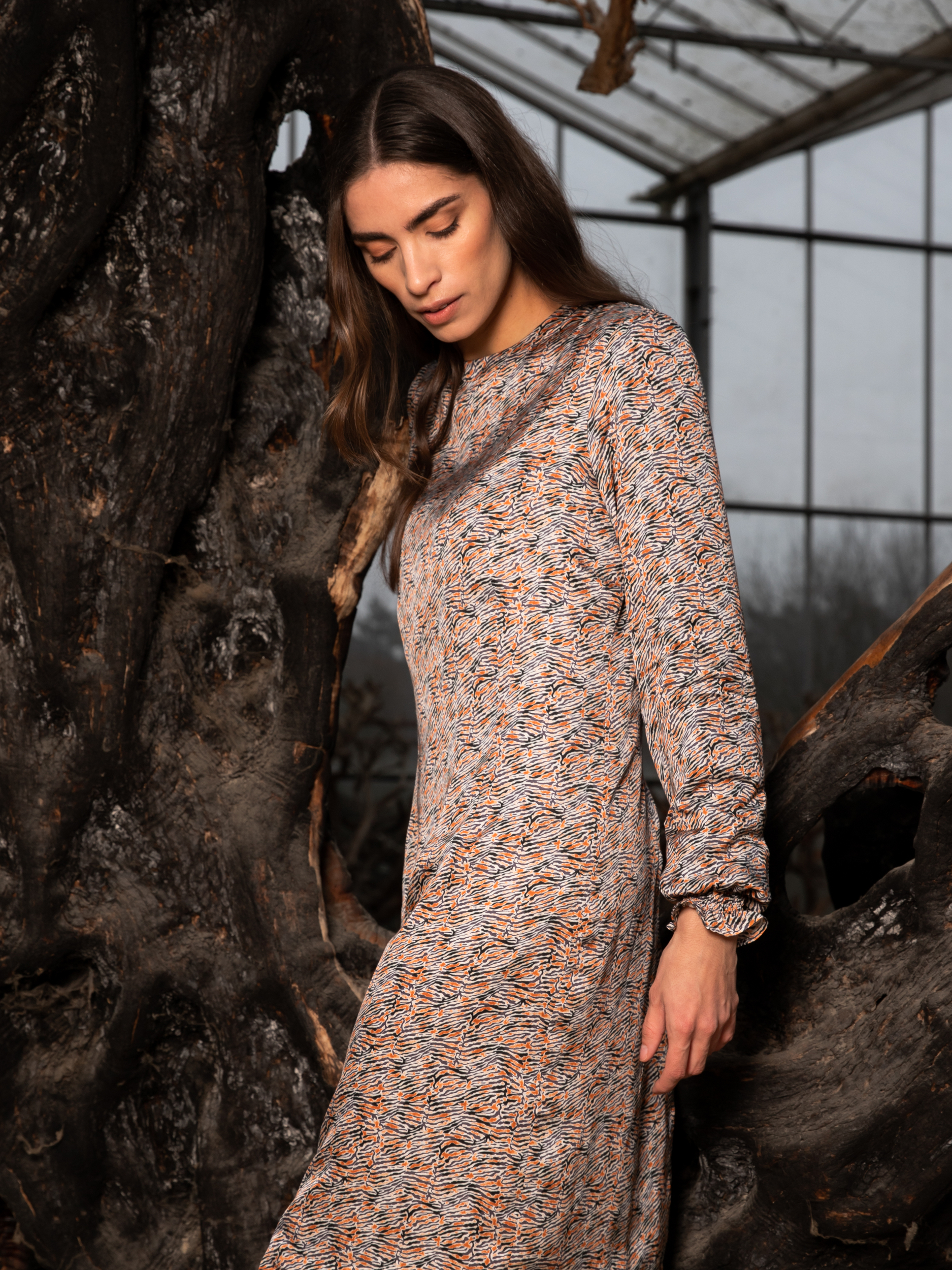 Mon Col FW21 Coral dress water orange 199€