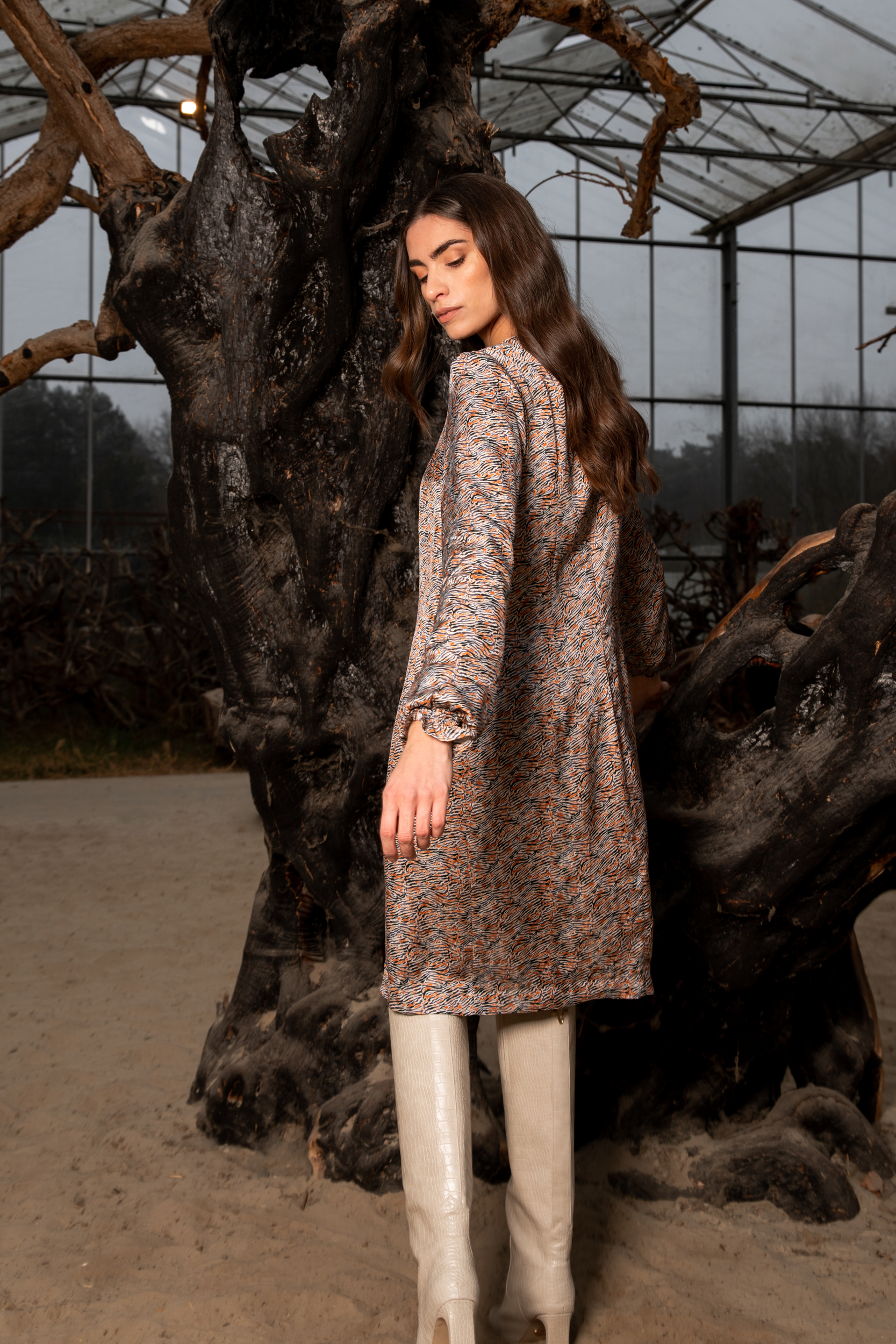 Mon Col FW21 Coral dress water orange 199 €
