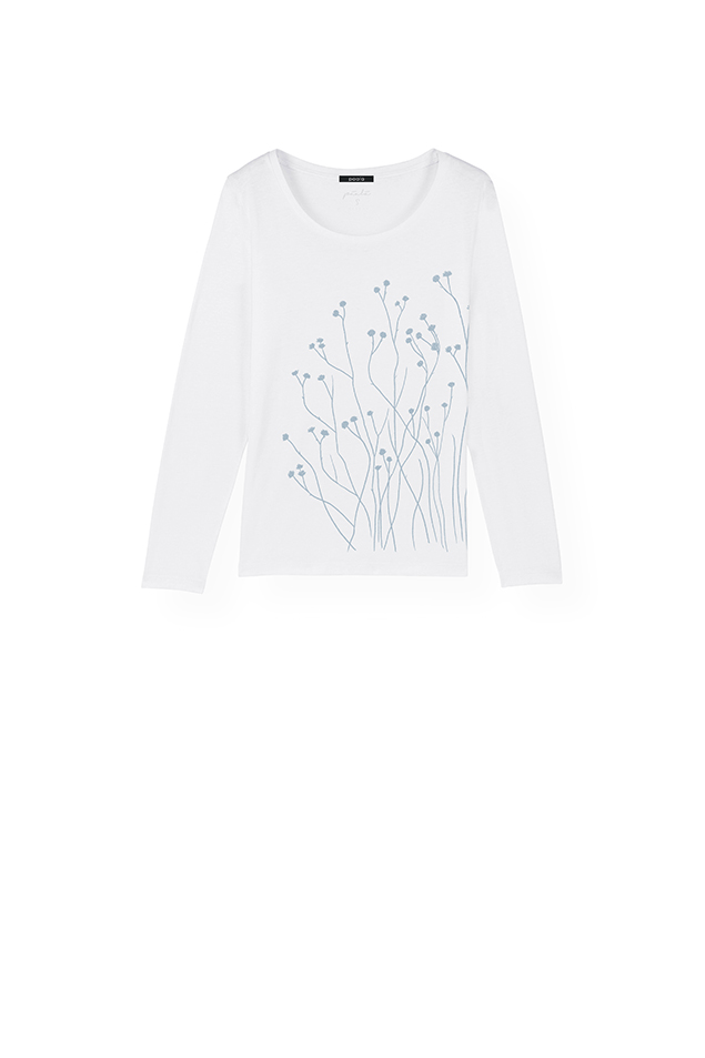 Wildblumen Longsleeve White - Paala 02