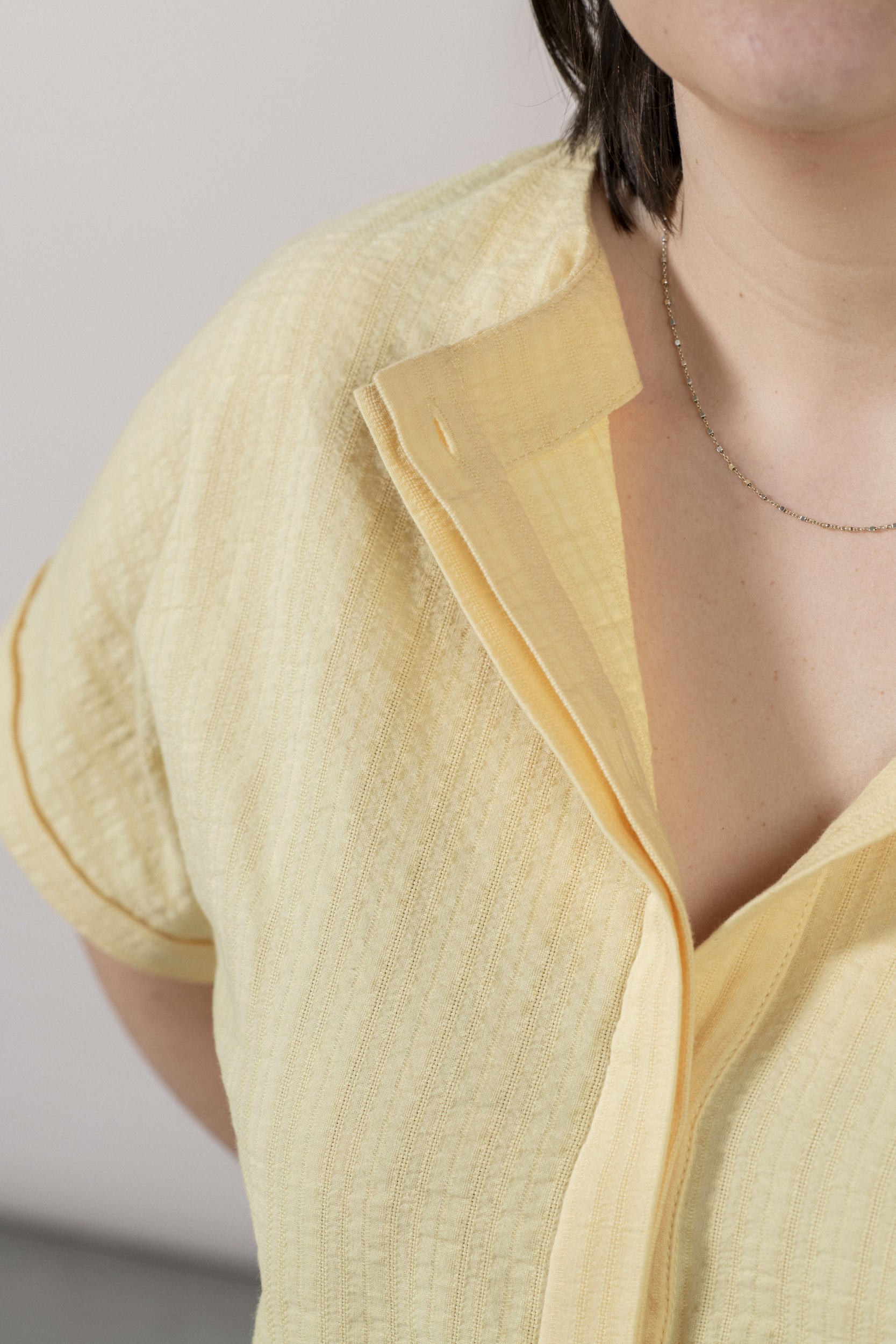 Blouse Louise jaune Mr Manchette 02
