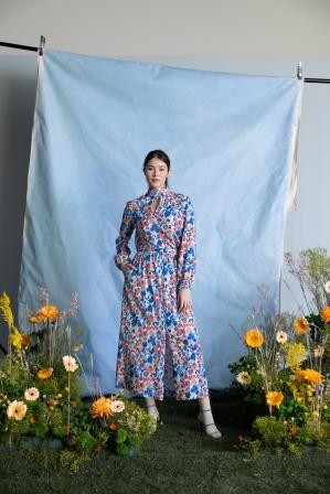 Sol blouse Color print tencel4
