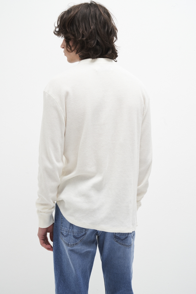 T-shirt Pete - blanc cassé - coton biologique - Kuyichi 04
