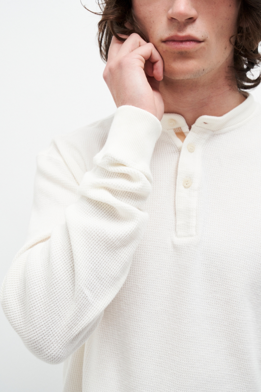 T-shirt Pete - blanc cassé - coton biologique - Kuyichi 01