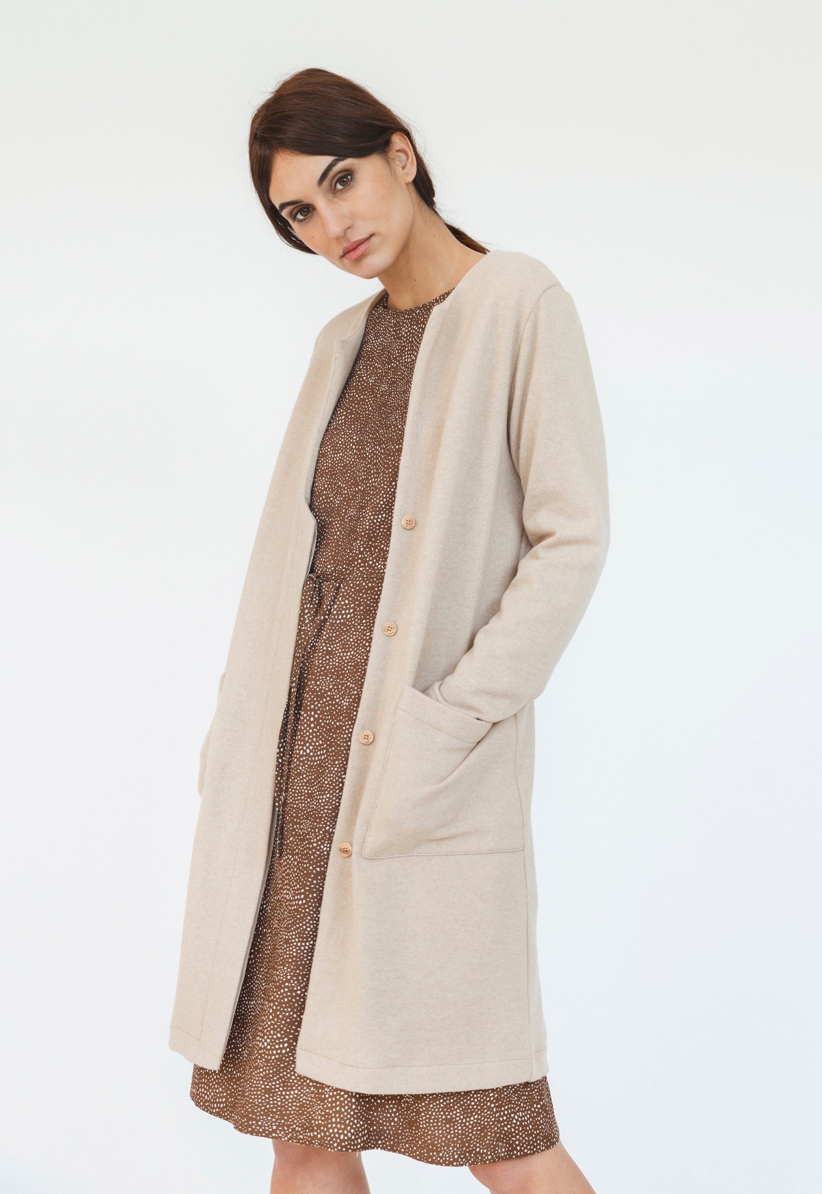 Cardigan Jarillo - laine - Lavandera 03