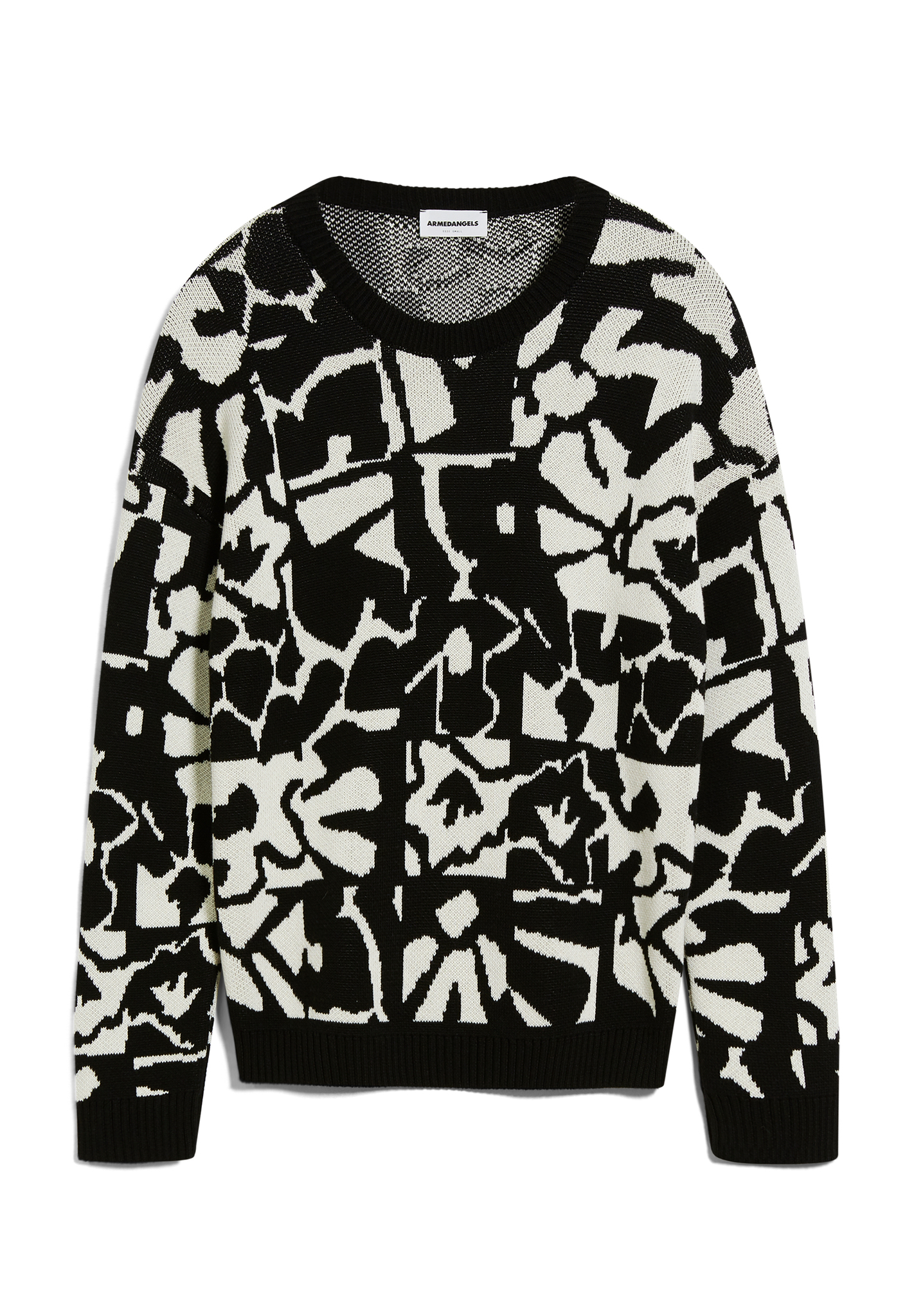 Pull Olessyaa - noir et blanc - coton biologique - Armed Angels 06