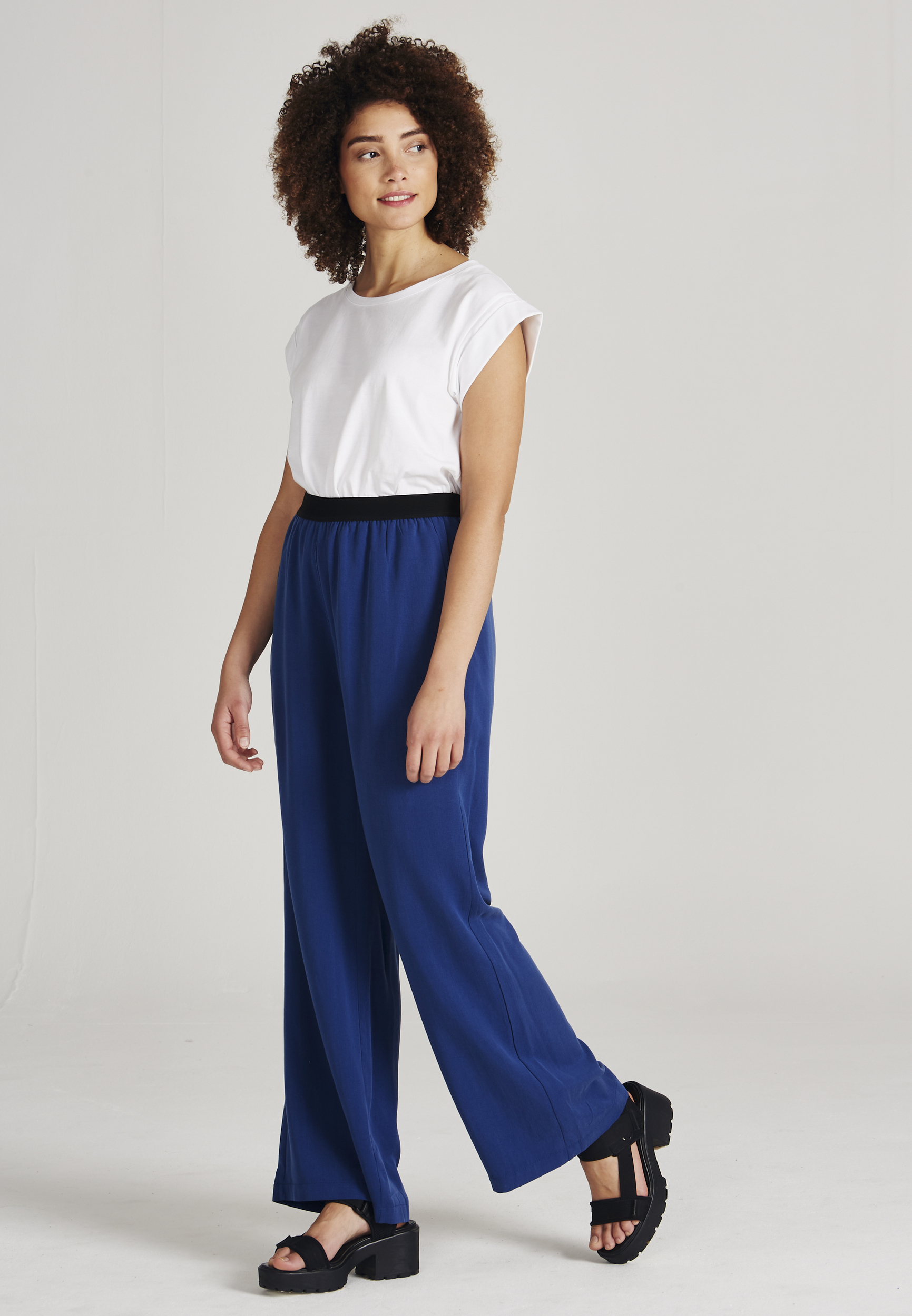 Pantalon Nadia - bleu (tencel) - Givn 01