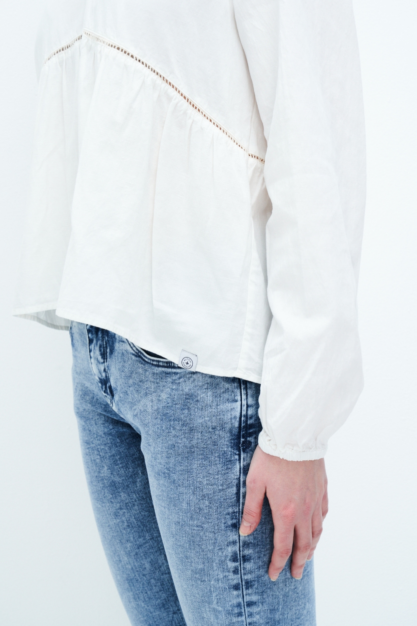 Blouse Victoria - off white - Kuyichi 03