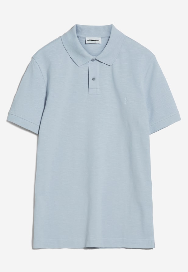 Polo Fibraa - morning Sky - coton biologique - Armed Angels 06
