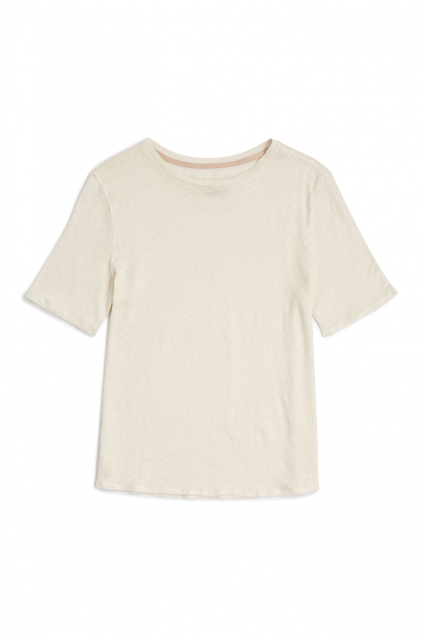 T-shirt olivia - Off white - lin - Kuyichi 06